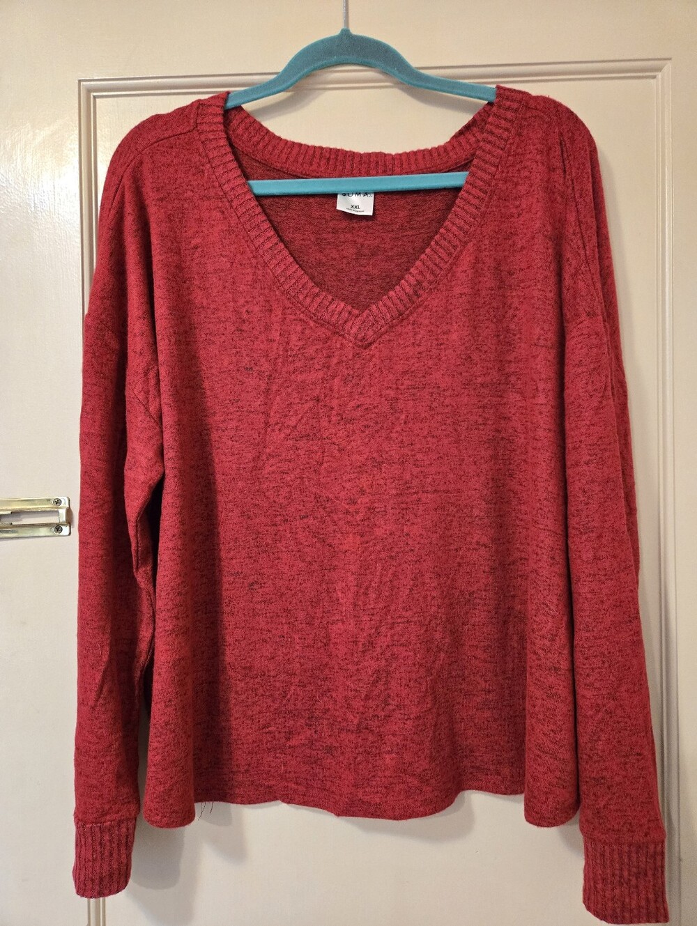 Soma NWT Women's V-Neck Red Elevated Tshirt